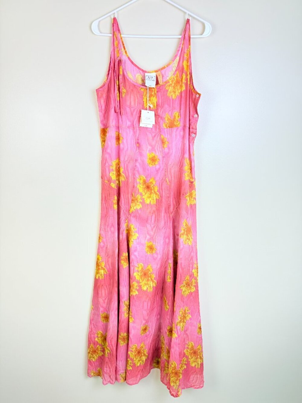 NWT LCDA La Costa Del Algodon 100% Cotton Lightweight Maxi Dress